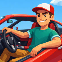 Cars under the city sky