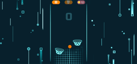 On Fire Basketball Shots - Screenshot 2