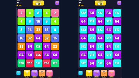 2048 Merge Blocks - Screenshot 1