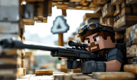 Minecrafting in the Movies: Steve Sniper