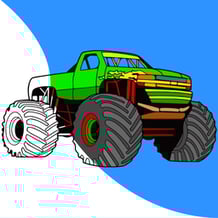 Colouring Book Monster Truck
