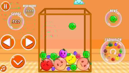 Combine the fruits: The juiciest game - Screenshot 2