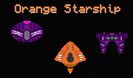 Orange starship