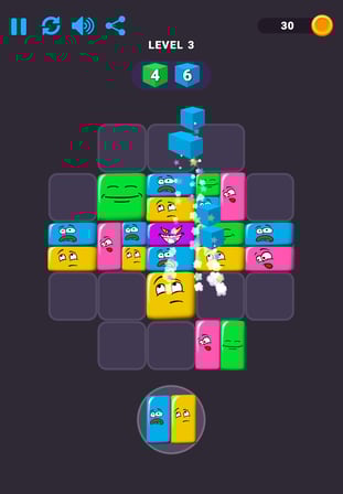 Jelly Cubes - Screenshot 1