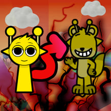 Sprunki, But Cute Animals Merge Horror Mod