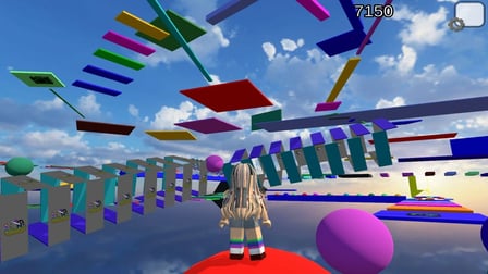 Obby Robbie jump - Screenshot 2