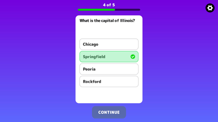 State Capitals Quiz - Screenshot 4