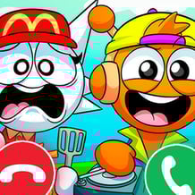 Call the sprunki's cool phone