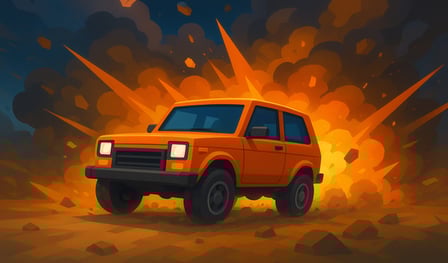 Crazy Jeep Survival - Hard Difficulty