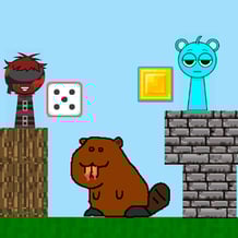 Angry beaver vs Sprunki!