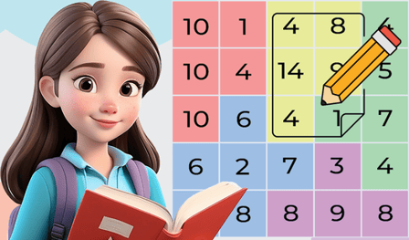 Sum Challenge Number Grid