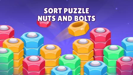 Sort Puzzle - Nuts and Bolts