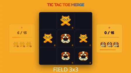 Tic Tac Toe Merge - Screenshot 1