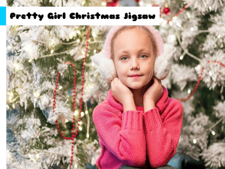 Pretty Girl Christmas Jigsaw