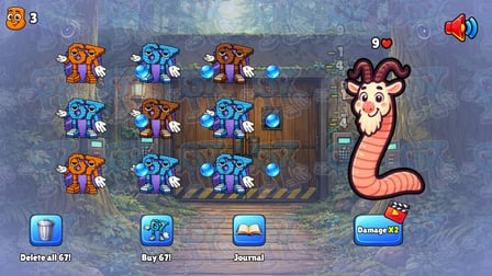 Merge 67: Brainrot Battle - Screenshot 1