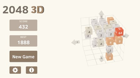 2048 3D - Screenshot 1