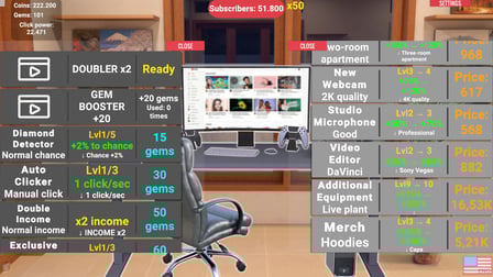 Blogger: Road To Million - Screenshot 2