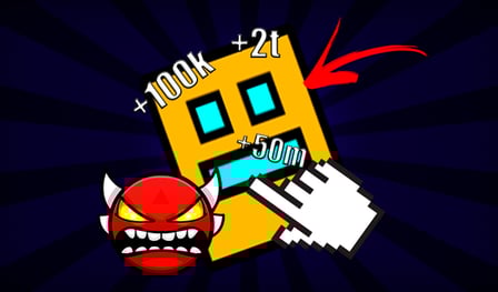 Geometry Dash Clicker-Évolution de la géométrie Dash
