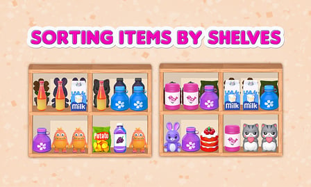 Sorting Items by shelves