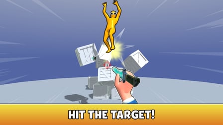 Ninja vs Ragdolls: Sharp Knife Throw! - Screenshot 1