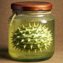 Wild Cucumber in a Jar