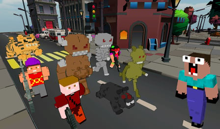 Nubik 3D. Monsters in the city!