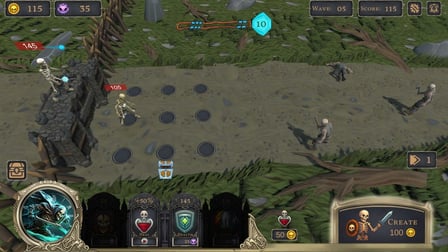 Undead Defenders: Soul Merge - Screenshot 1