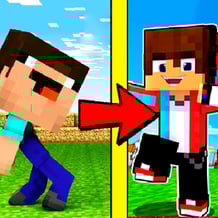 Noobs dancing to YouTube clips in Minecraft!