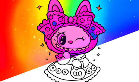 Colorize Labubu