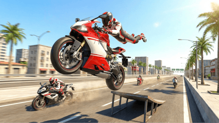 Moto Bike Highway Racing Game