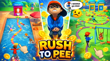 Rush Run: Need to Pee – Toilet Dash Runner Game