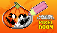 Coloring by Numbers. Pixel Room