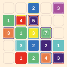 Colored tiles : stacks of colored tiles