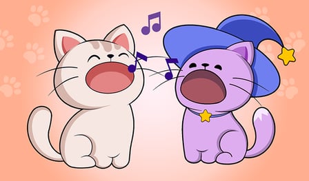 Musical Pets! Cute Singing Cats