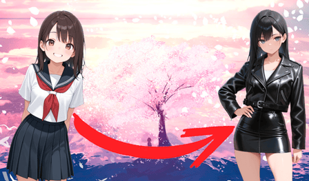 Linda garota anime clicker