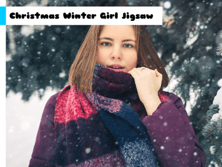 Christmas Winter Girl Jigsaw