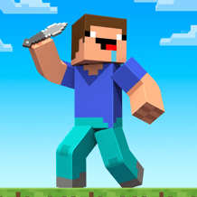 Noob is a knife thrower against zombies