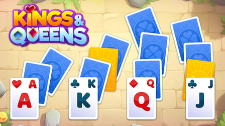 Kings and Queens Solitaire Tripeaks