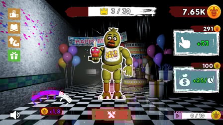 FNAF Clicker: Animatronic Duels - Screenshot 2