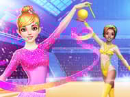 Gymnastics Girls Dress Up Game