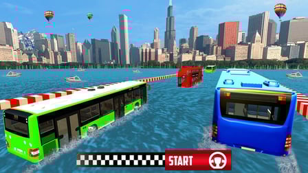 Extreme Water Surfer Bus Simulator
