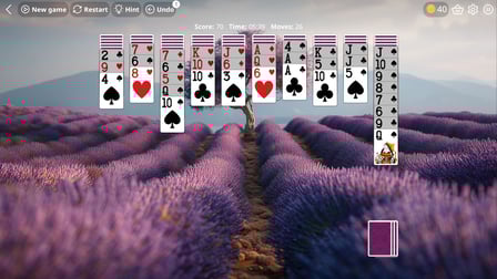 Spider Solitaire Online 1 - 2 - 4 suits - Screenshot 3