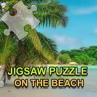 Jigsaw Puzzle On The Beach