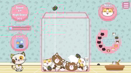 Kitty Cat Merge - Screenshot 2