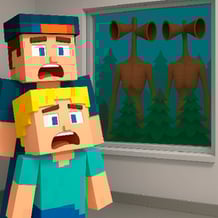 Herobrine and Lilac-headed