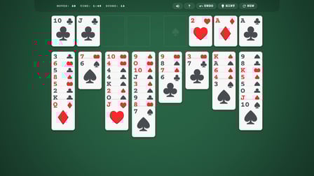 Relaxed FreeCell Solitaire - Screenshot 2