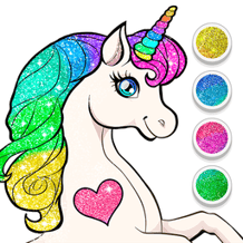Unicorn Coloring Dress Up