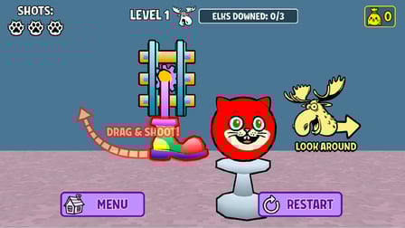 Launch Fat Cat 3D - Screenshot 1