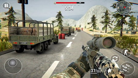 FPS Shooting Strike : Modern Combat War 2k20