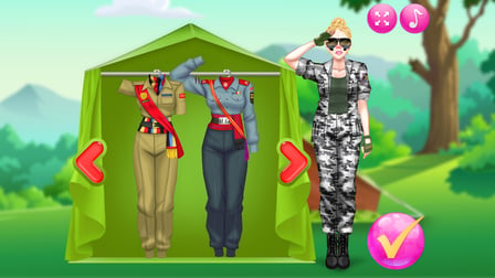 Princess Military Fashion